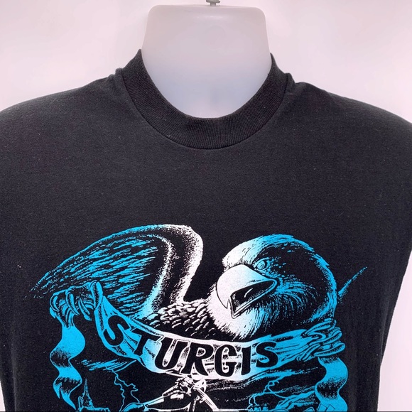 VINTAGE 90s Sturgis Tank Top Size Large - Picture 2 of 10